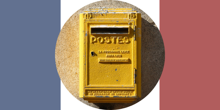Traditional French Mail deposit box