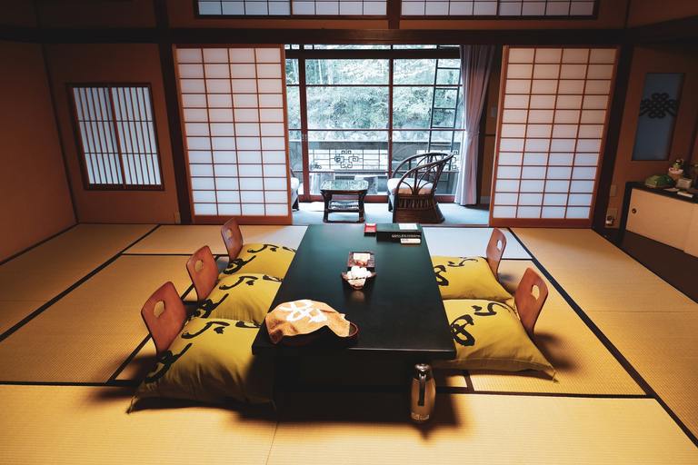 Japanese room with furniture